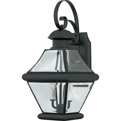 Rutledge 2 Light 19 inch Mystic Black Outdoor Wall Lantern