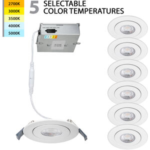 Lotos LED White Complete Kit Recessed Lighting