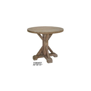 Sonoma 36 X 36 inch Rustic Wood Accent Table