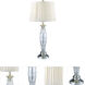 Evelyn 29 inch 150.00 watt Polished Chrome Table Lamp Portable Light