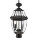 Westover 2 Light 18.25 inch Black Outdoor Post Mount Fixture