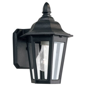 Brentwood 1 Light 10.25 inch Black Outdoor Wall Lantern
