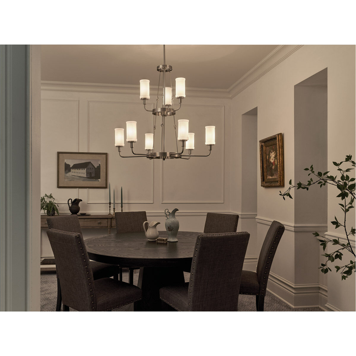 Homestead Vetivene 9 Light 40 inch Classic Pewter Chandelier Ceiling Light, Vetivene