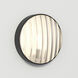 Montreal 1 Light Textured Black Exterior Wall Light