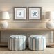 Ocean Finds Blue and Gray Framed Art, Propac