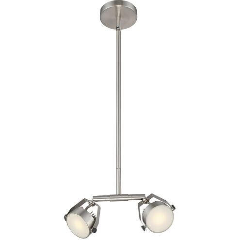 Lexus 2 Light 120V Satin Nickel Track Ceiling Light