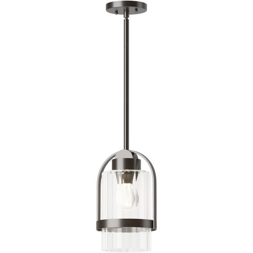 Alcove 1 Light 7.8 inch Coastal White Outdoor Pendant in Clear