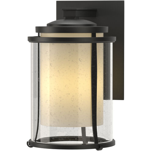 Meridian 1 Light 15.7 inch Coastal Black Outdoor Sconce, Large