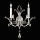 Beveled Arcs Wall Sconce Wall Light in Silver Leaf