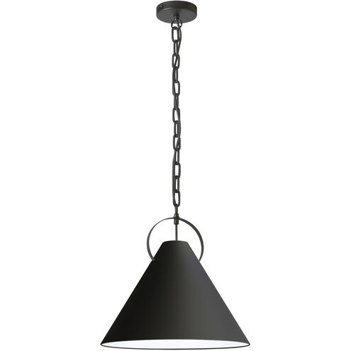 Princeton 1 Light 16 inch Matte Black Pendant Ceiling Light