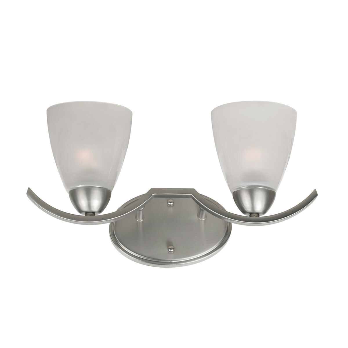 Signature 2 Light 16.25 inch Brushed Nickel Vanity Light Wall Light
