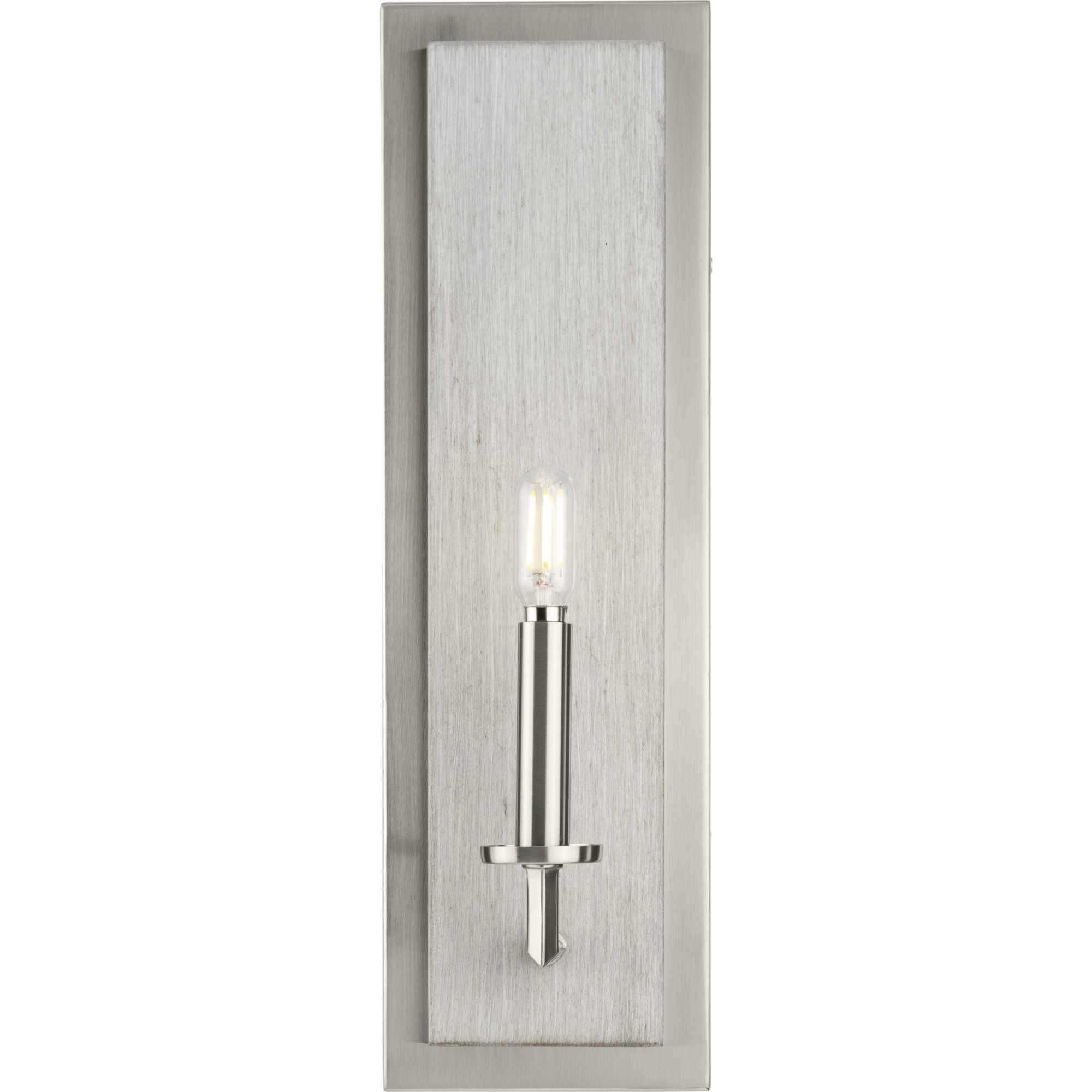 Galloway 1 Light Brushed Nickel Wall Bracket Wall Light