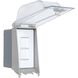 Ontario 5 X 3 inch White Patio Heater Single Duplex Stack Switch