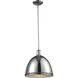 Mason 1 Light 13 inch Chrome Pendant Ceiling Light in 5.8