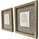 Motif II Black and Beige and Brown and Neutral Framed Art