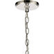 Rotunde 10 Light 38 inch Matte White with Polished Nickel Chandelier Ceiling Light in Matte White/Polished Nickel