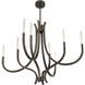 Bradford LED 40 inch Mediterranean Bronze Chandelier Ceiling Light