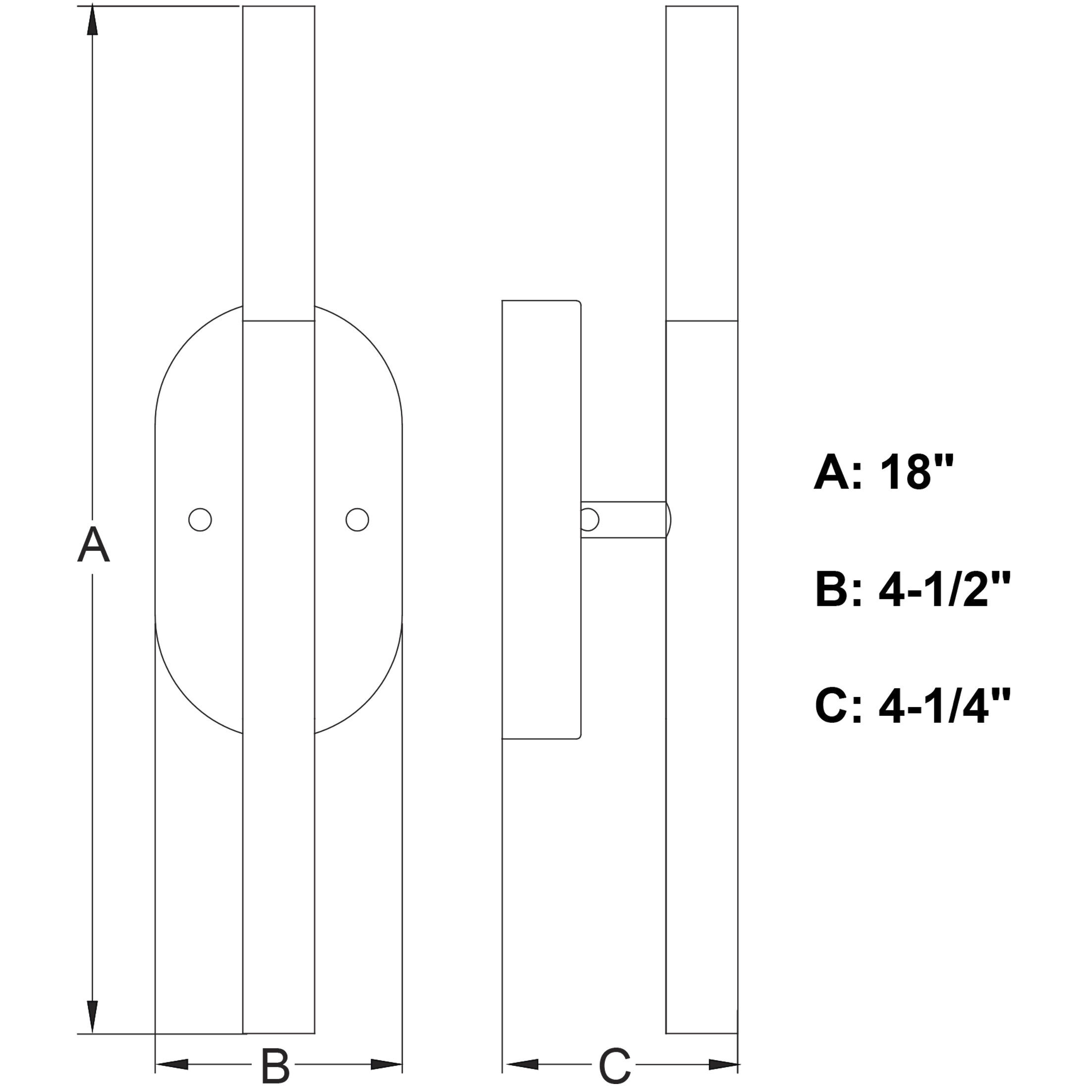 Fulton LED 4.25 inch Satin Brass ADA Wall Light