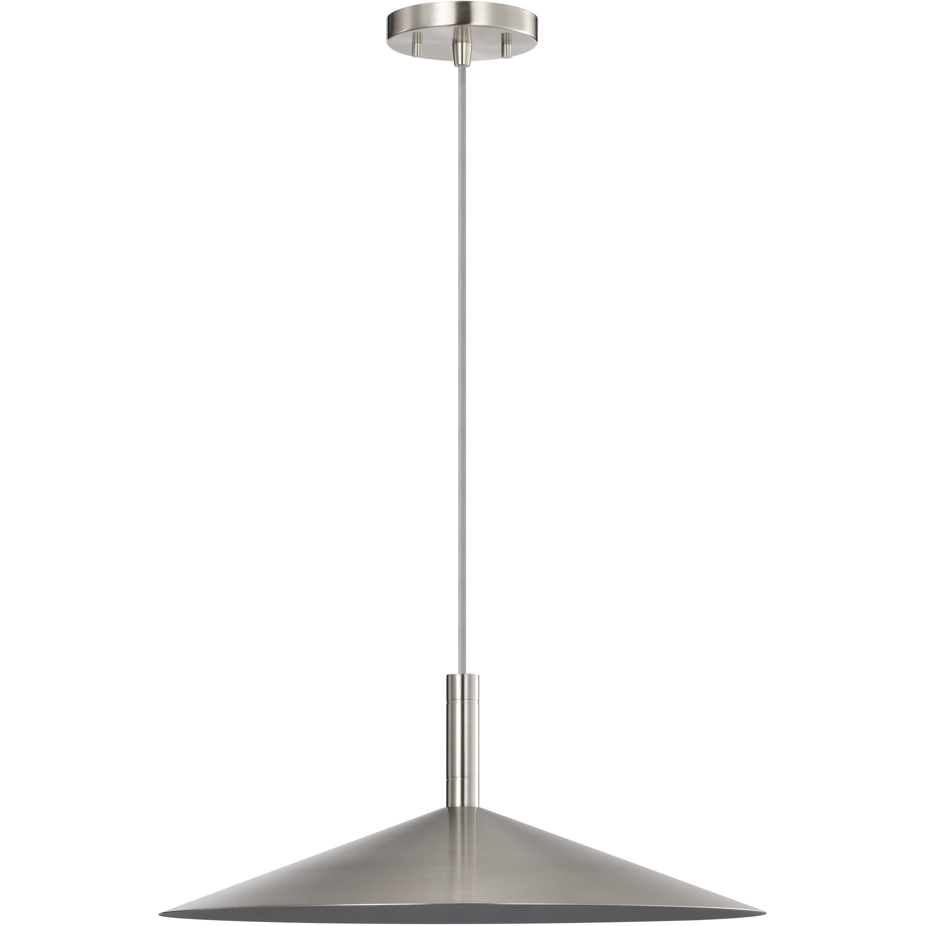 Corrine LED 18 inch Brushed Nickel Pendant Ceiling Light