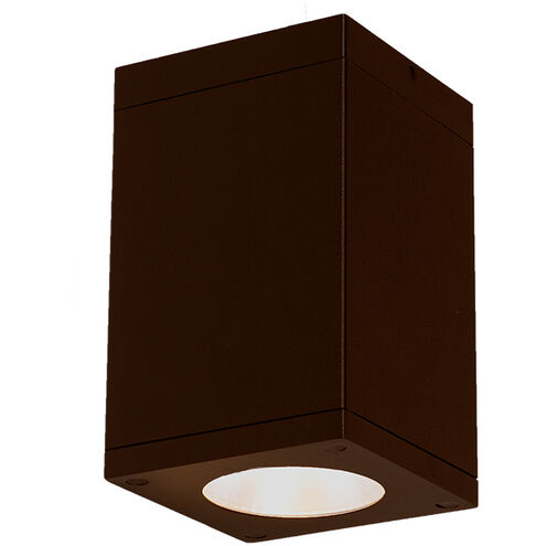 Cube Arch LED 4.5 inch Bronze Flush Ceiling Light in Flood, 85, 2700K