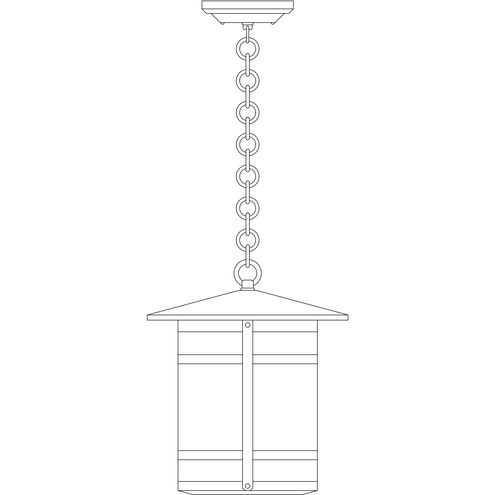 Berkeley 1 Light 11 inch Bronze Pendant Ceiling Light in White Opalescent