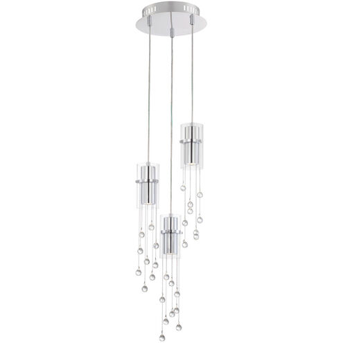 Tilden LED 10 inch Chrome Pendant Ceiling Light