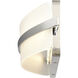 Curvato LED 34.5 inch Polished Chrome Vanity Light Wall Light