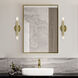 Copenhagen 2 Light 5 inch Antique Brass ADA ADA Wall Sconce Wall Light
