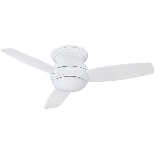 Traditional Concept 44 inch White Outdoor Ceiling Fan