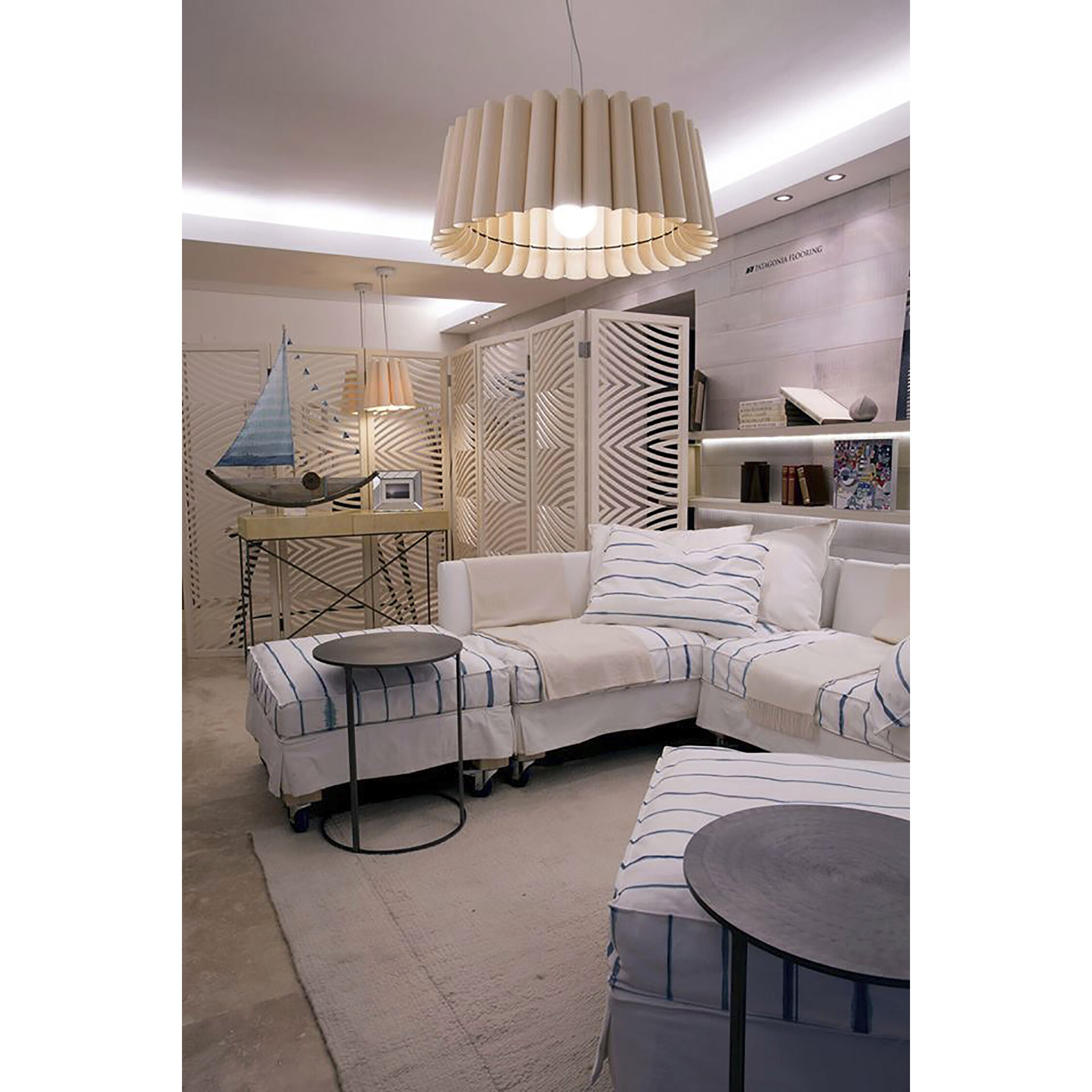 Renata 31.5 inch Ash Pendant Ceiling Light in Ash/Ash, 32 in, WEP Collection