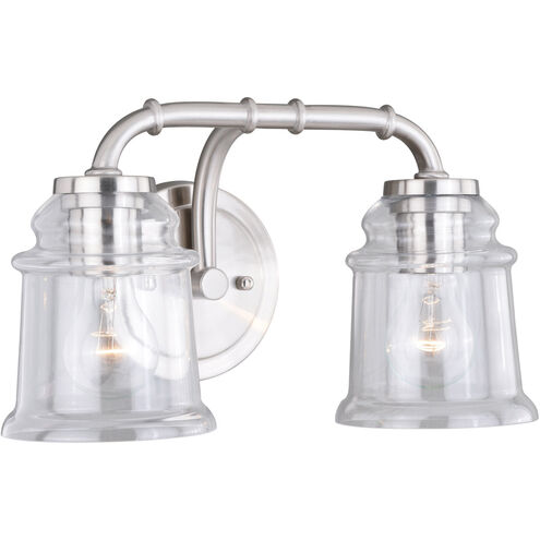 Toledo LED 14.75 inch Satin Nickel Bathroom Light Wall Light