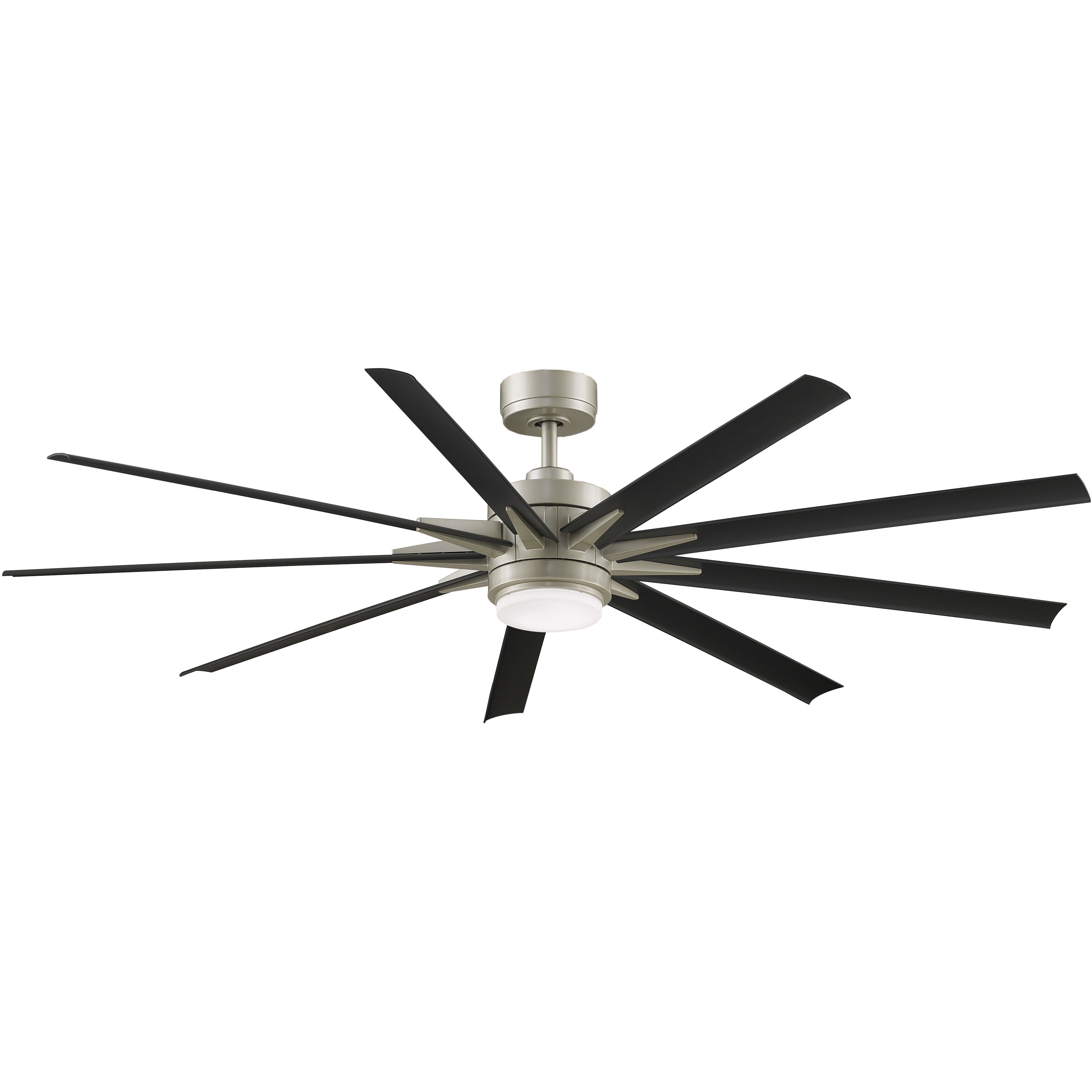 Odyn Custom 8.27 inch Brushed Nickel Fan Motor Only, Blades Sold Separately