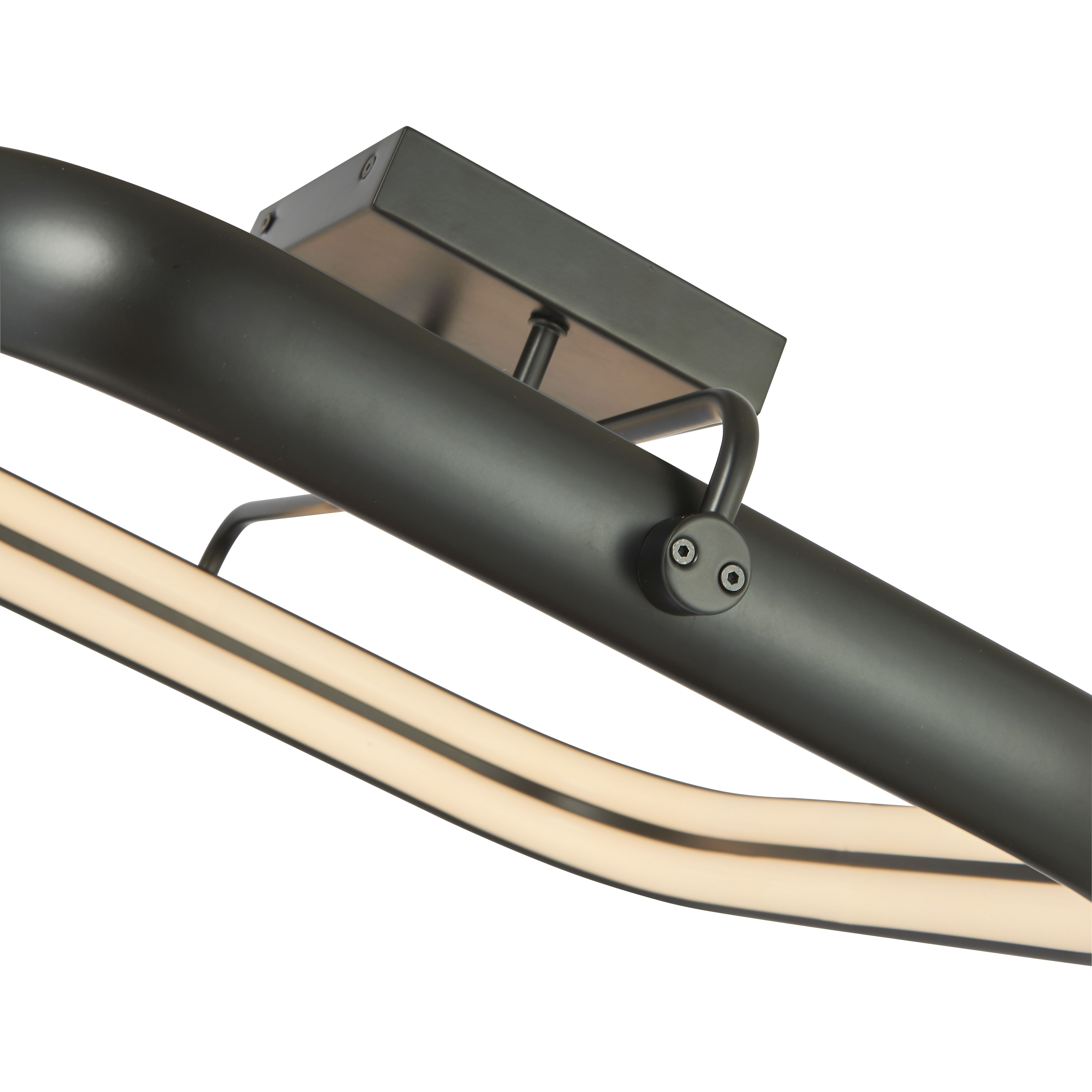 Rave LED 18 inch Matte Black Flush Mount Ceiling Light