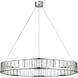 Chapman & Myers Iterna LED 40 inch Polished Nickel Ring Chandelier Ceiling Light