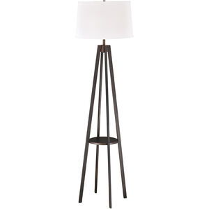 Perkins 64 inch 150.00 watt Sienna Bronze Floor Lamp Portable Light