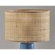 Sheffield 22 inch 100.00 watt Turquoise Table Lamp Portable Light