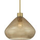 Elaris 1 Light 12.5 inch Legacy Brass Pendant Ceiling Light