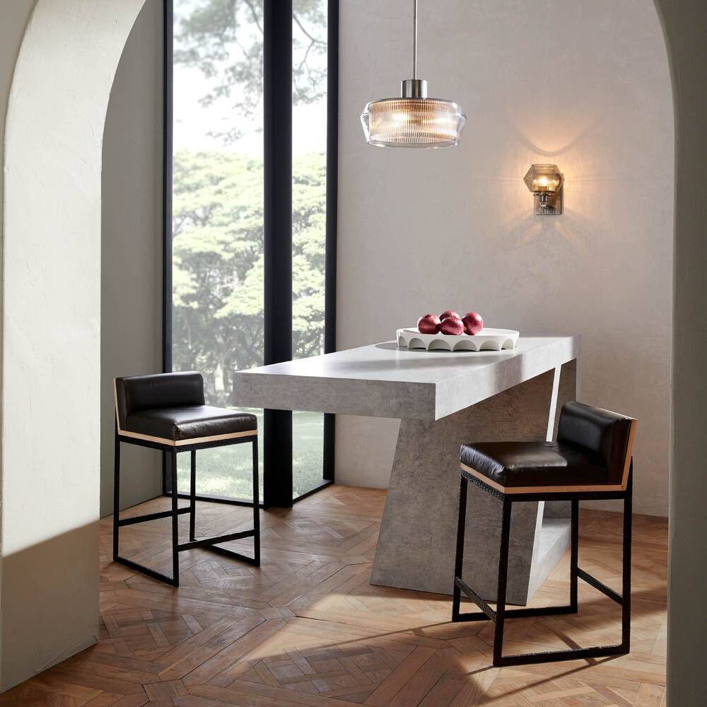 Marmont 29.5 inch Graphite Counter Stool