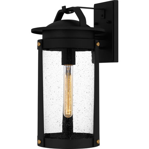 Clifton 1 Light 18 inch Earth Black Outdoor Wall Lantern