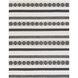 Hygge 120 X 96 inch Black/White Handmade Rug in 8 x 10, Rectangle
