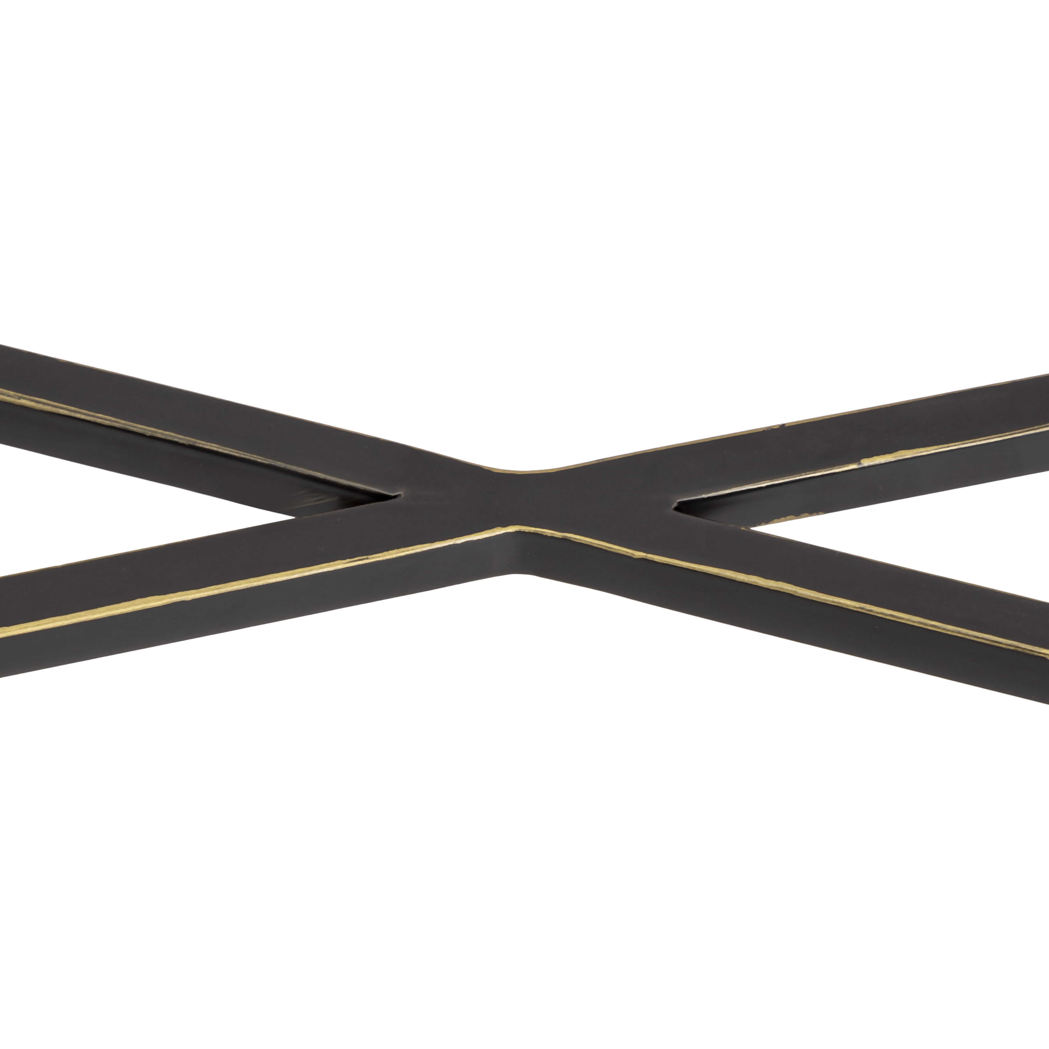 Leon 54 X 16 inch Bronze with Clear Console Table