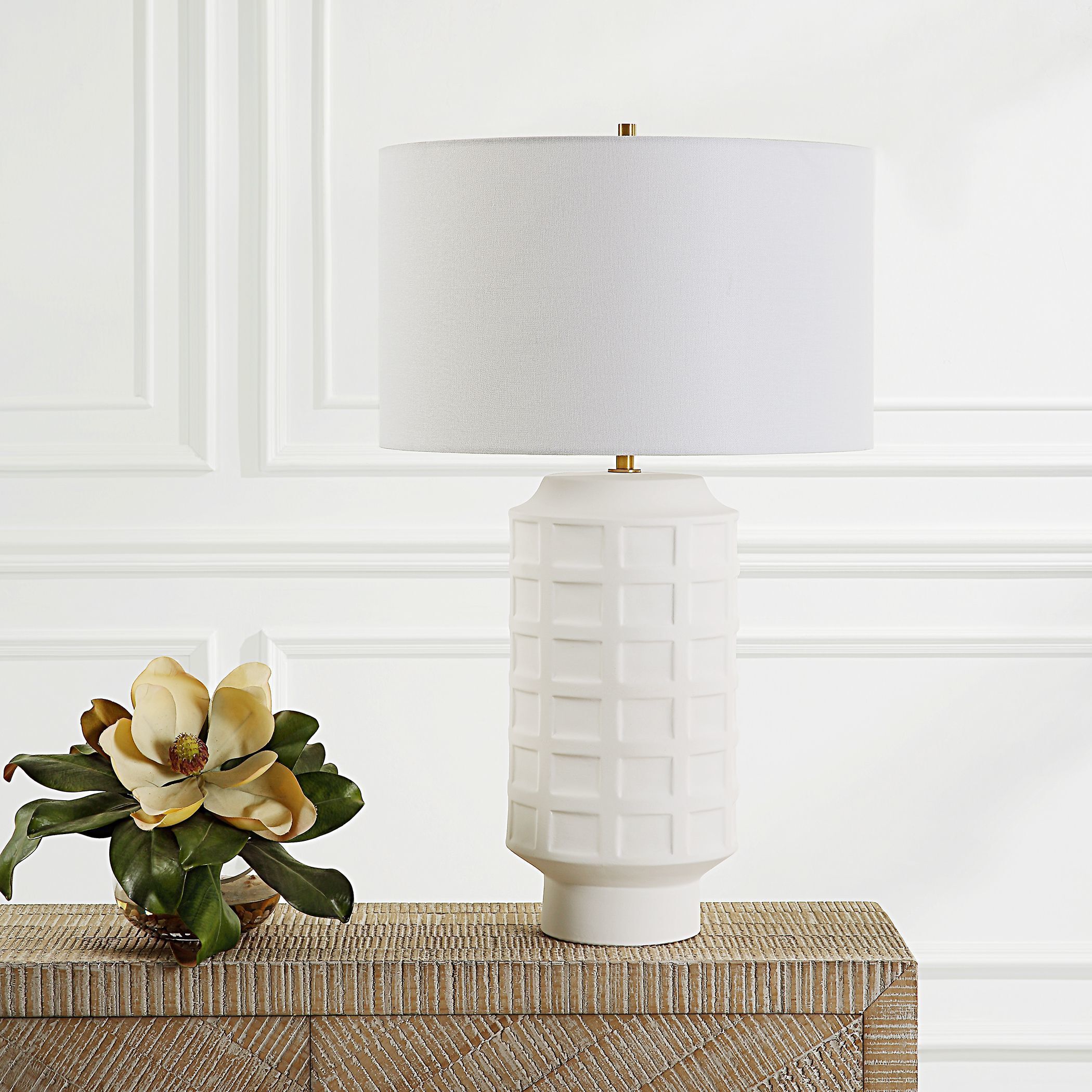 White brass table lamp online