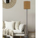 Pole 62.5 inch 100.00 watt Black Floor Lamp Portable Light