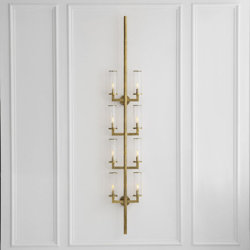 Kelly Wearstler Liaison 8 Light 12.75 inch Antique-Burnished Brass Statement Sconce Wall Light in (None)