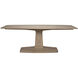 Travis 84 X 44 inch Washed Walnut Dining Table