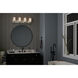 Solia LED 32 inch Polished Nickel with Satin Nickel Bathroom Vanity Light Wall Light