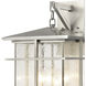 Oak Park 4 Light 20 inch Antique Brushed Aluminum Outdoor Wall Sconce