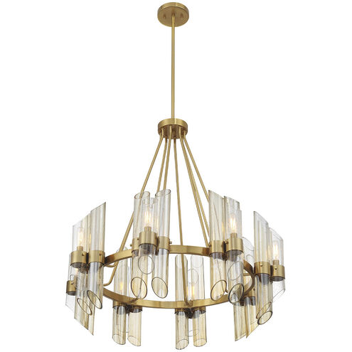 Biltmore 8 Light 30 inch Warm Brass Chandelier Ceiling Light