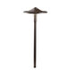 Flare 12 3.00 watt Textured Architectural Bronze Landscape 12V LED Path/Spread in 2700K