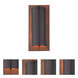 Tahoe 2 Light 7 inch Natural Slate/Olde World Iron ADA Wall Sconce Wall Light